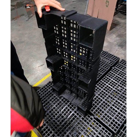 Estrados de Plástico 41cm X 82cm Com Prolongador - Imagem 2