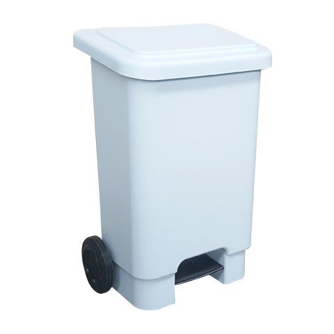 Lixeira Com Pedal e Rodas 100 Litros - Imagem 3