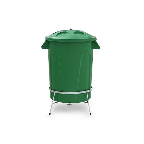 Cesto de Lixo Redondo Com Pedal 60 Litros - Imagem 2