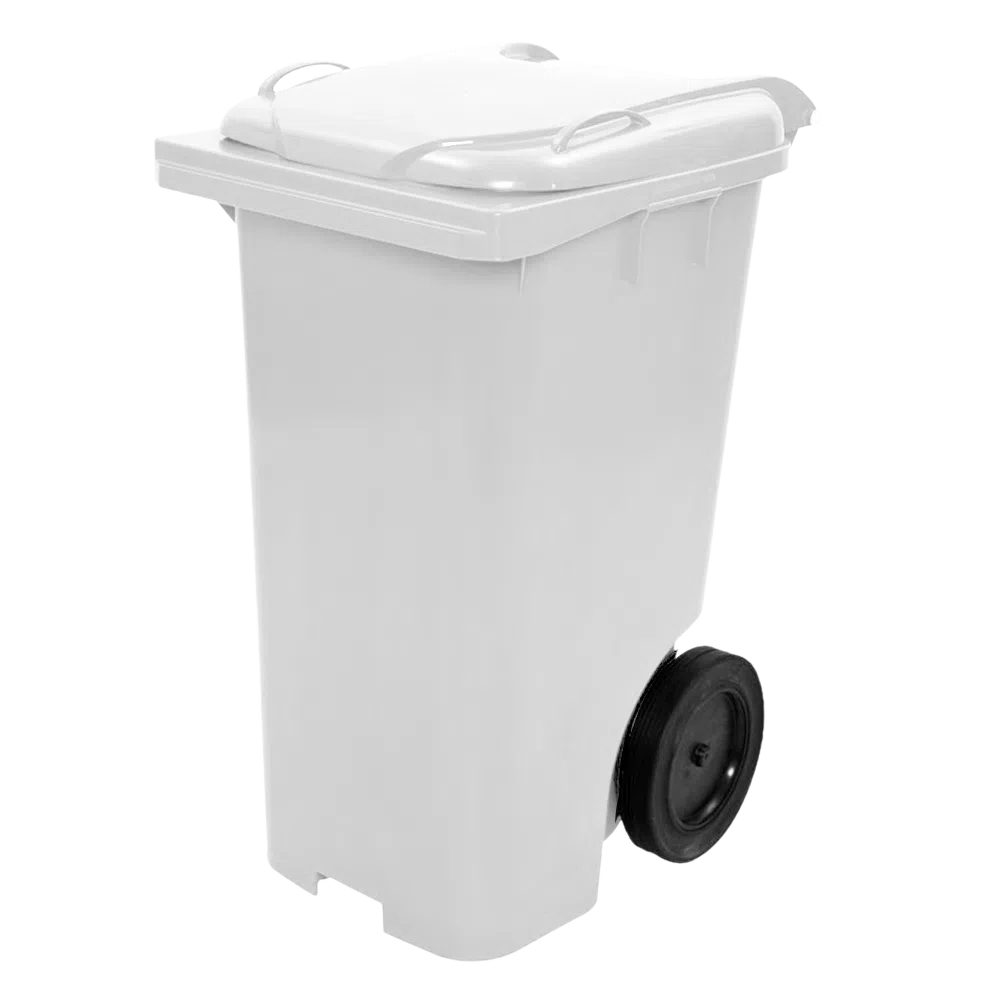 Carrinho Coletor de Lixo Sem Pedal de 240 Litros - Imagem 7
