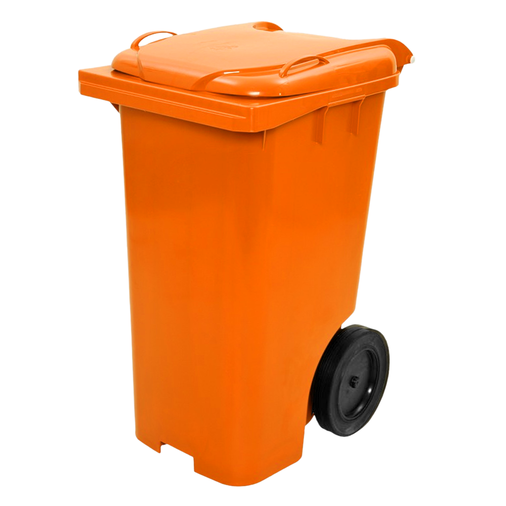 Carrinho Coletor de Lixo Sem Pedal de 240 Litros - Imagem 2