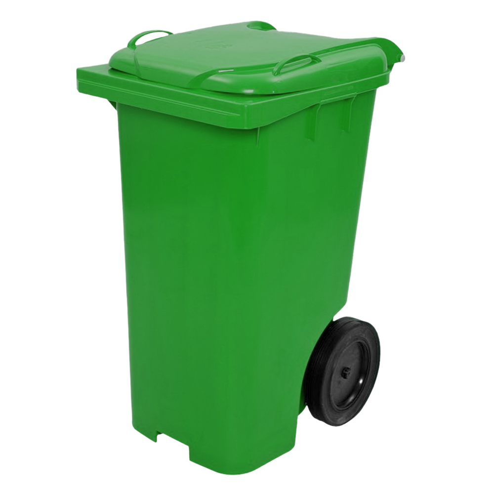 Carrinho Coletor de Lixo Sem Pedal de 240 Litros - Imagem 4