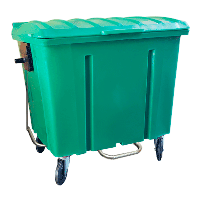 Container de Lixo 1000 Litros Com Pedal