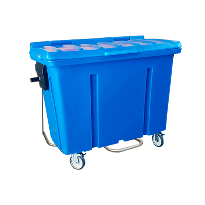 Container de Lixo 500 Litros Com Pedal