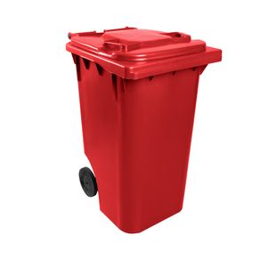 Carrinho Coletor de Lixo de 240 Litros