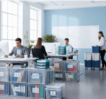 Como as Caixas Plásticas Otimizam Ambientes Corporativos