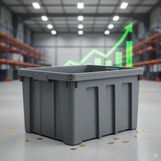 Onde comprar caixa plástica 372L com o melhor custo-benefício