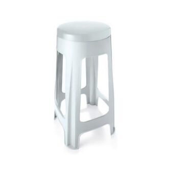 Banqueta de Plático Alta – Ônix