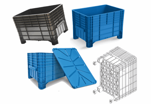 Caixa Container 372L: Versatilidade para o Seu Negócio