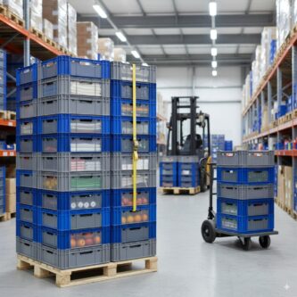 Caixas Plásticas: Eficiência no Armazenamento e Transporte