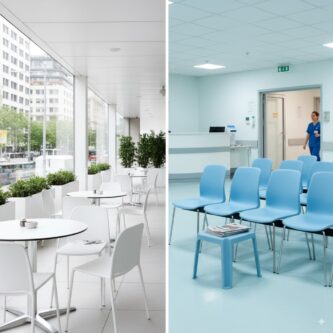 Como os Móveis Plásticos Fazem a Diferença de Hospitais a Restaurantes