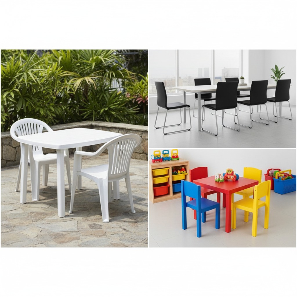 Móveis Plásticos: Praticidade, Durabilidade e Economia para Todos os Ambientes