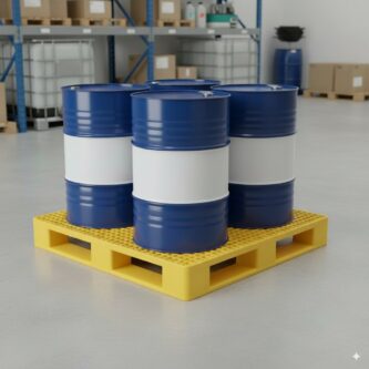 Pallets de Contenção: Segurança Ambiental no Armazenamento de Produtos Químicos