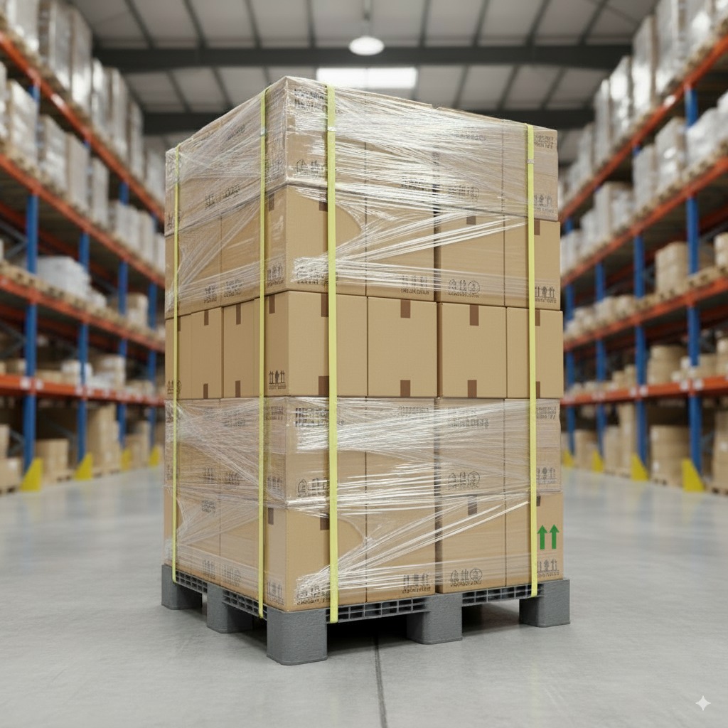 Qual é a capacidade de carga dos pallets de plástico?