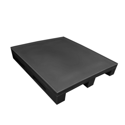 MASTER PALLET DE PLÁSTICO COM 4 ENTRADAS E ABAS – LISO 1,00M x 1,20M