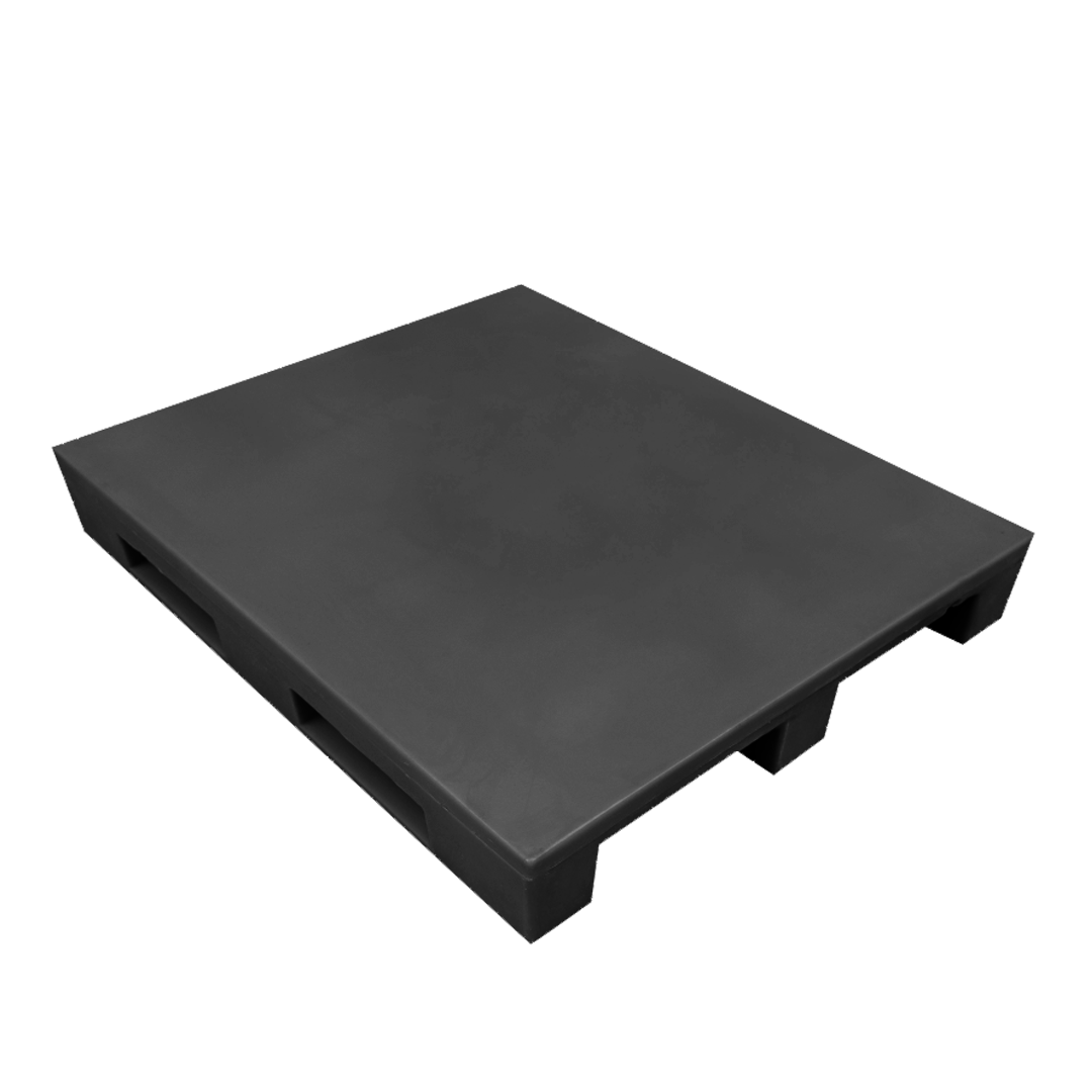 MASTER PALLET DE PLÁSTICO COM 4 ENTRADAS – LISO 1,00M x 1,20M