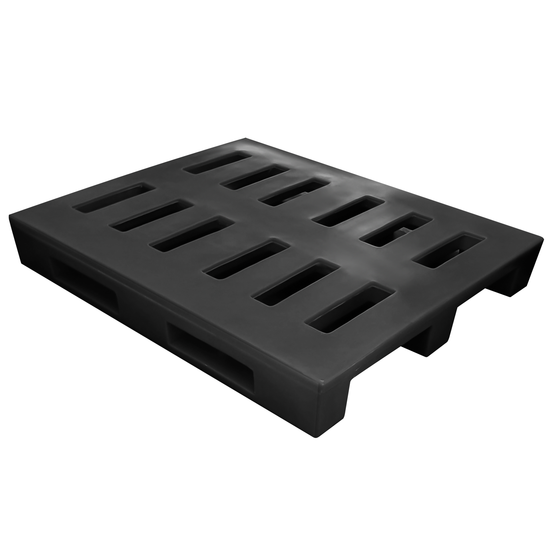 MASTER PALLET DE PLÁSTICO COM 4 ENTRADAS – VAZADO 1,00M x 1,20M
